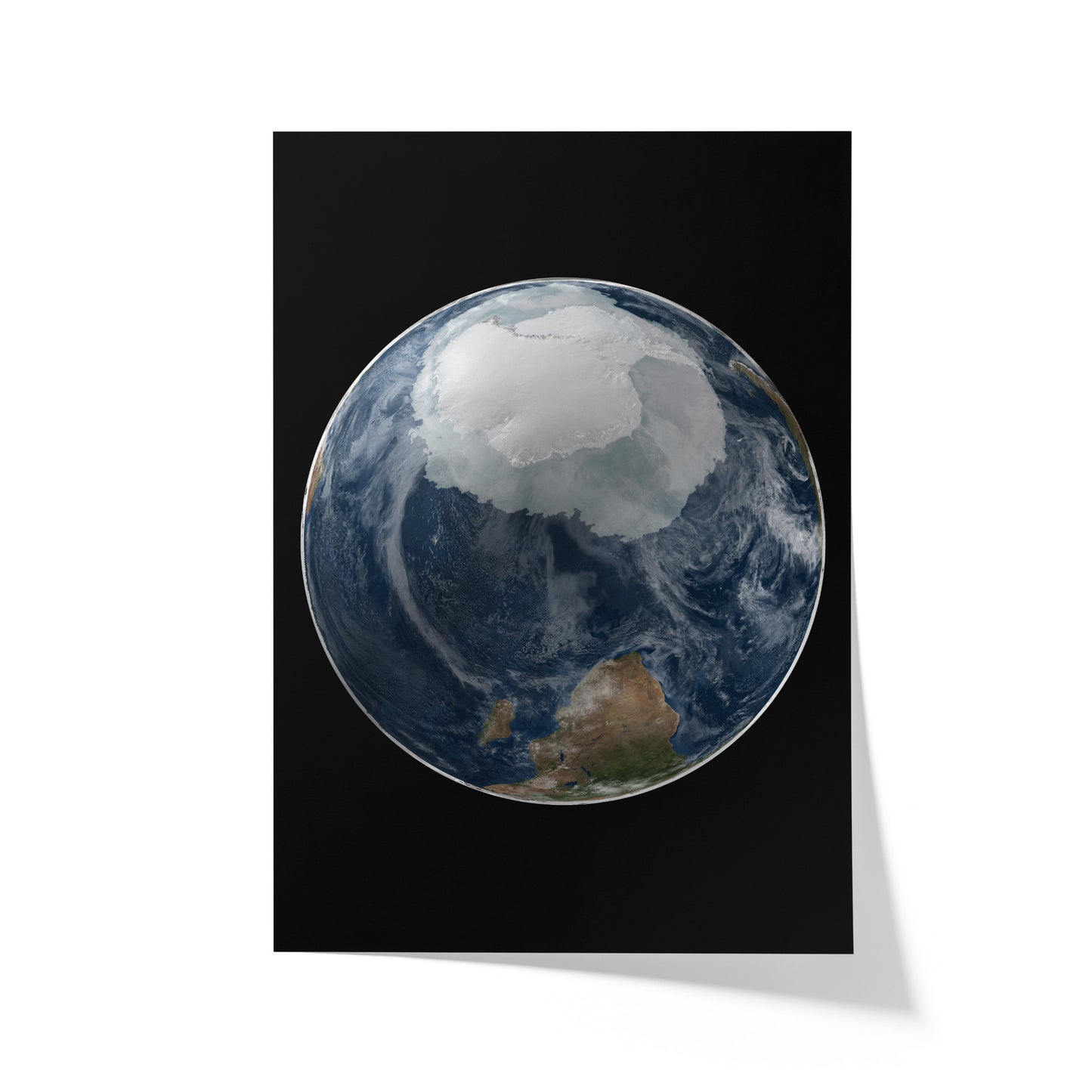 Global View of the Arctic and Antarctic