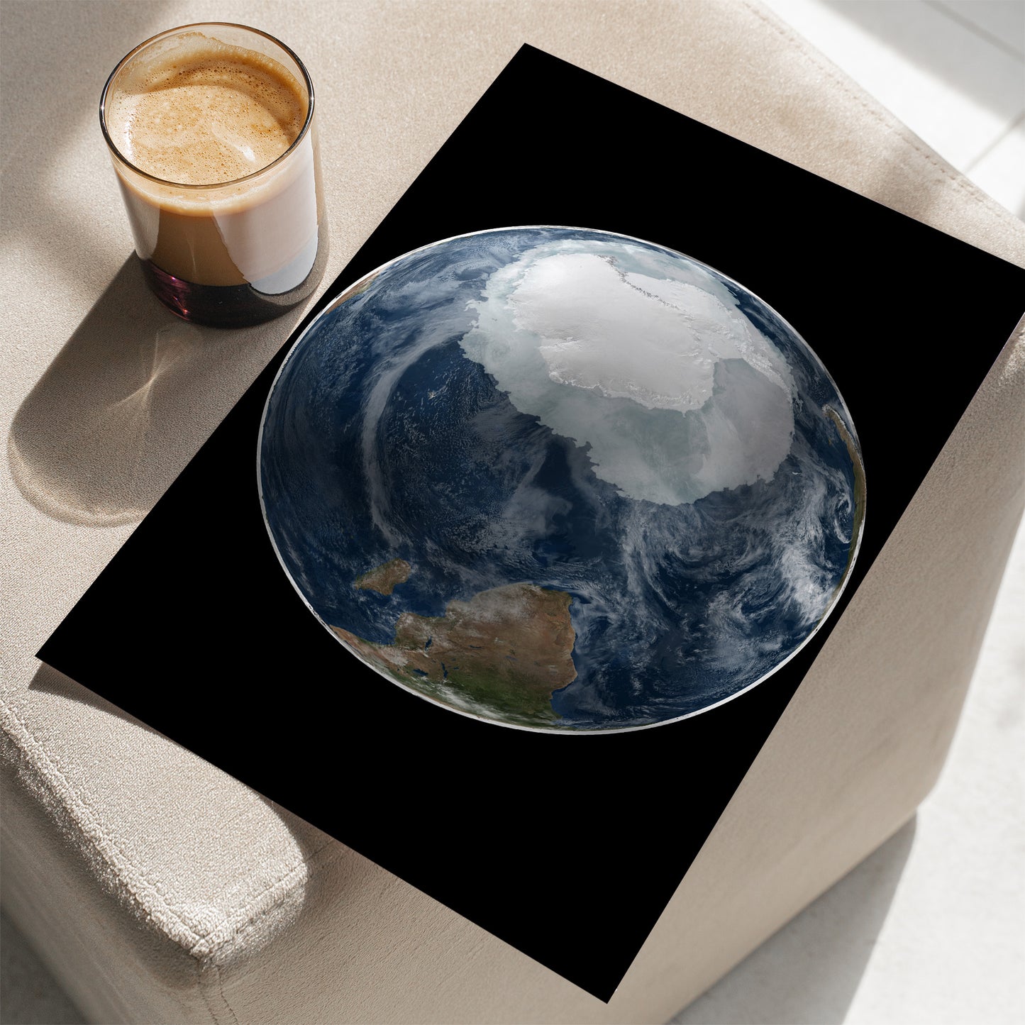 Global View of the Arctic and Antarctic