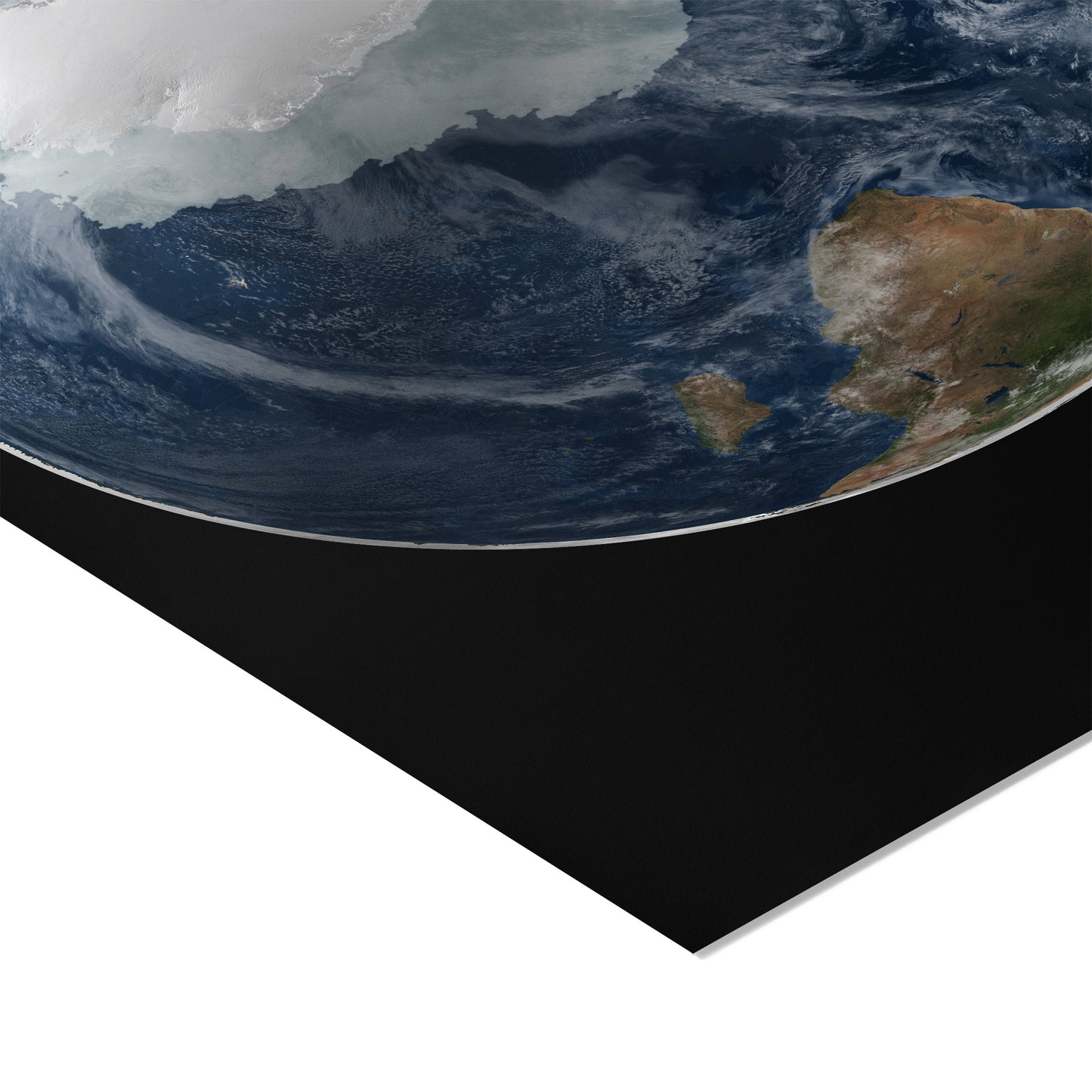 Global View of the Arctic and Antarctic