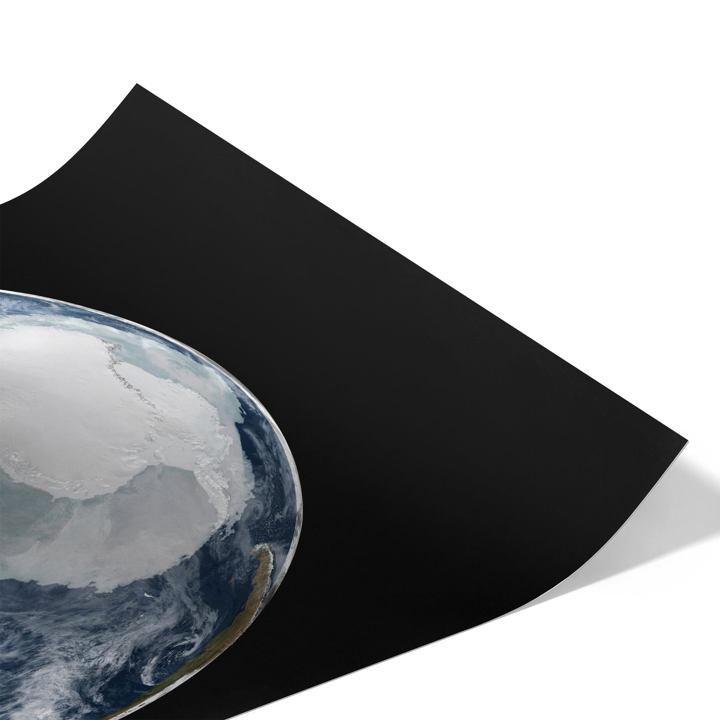 Global View of the Arctic and Antarctic