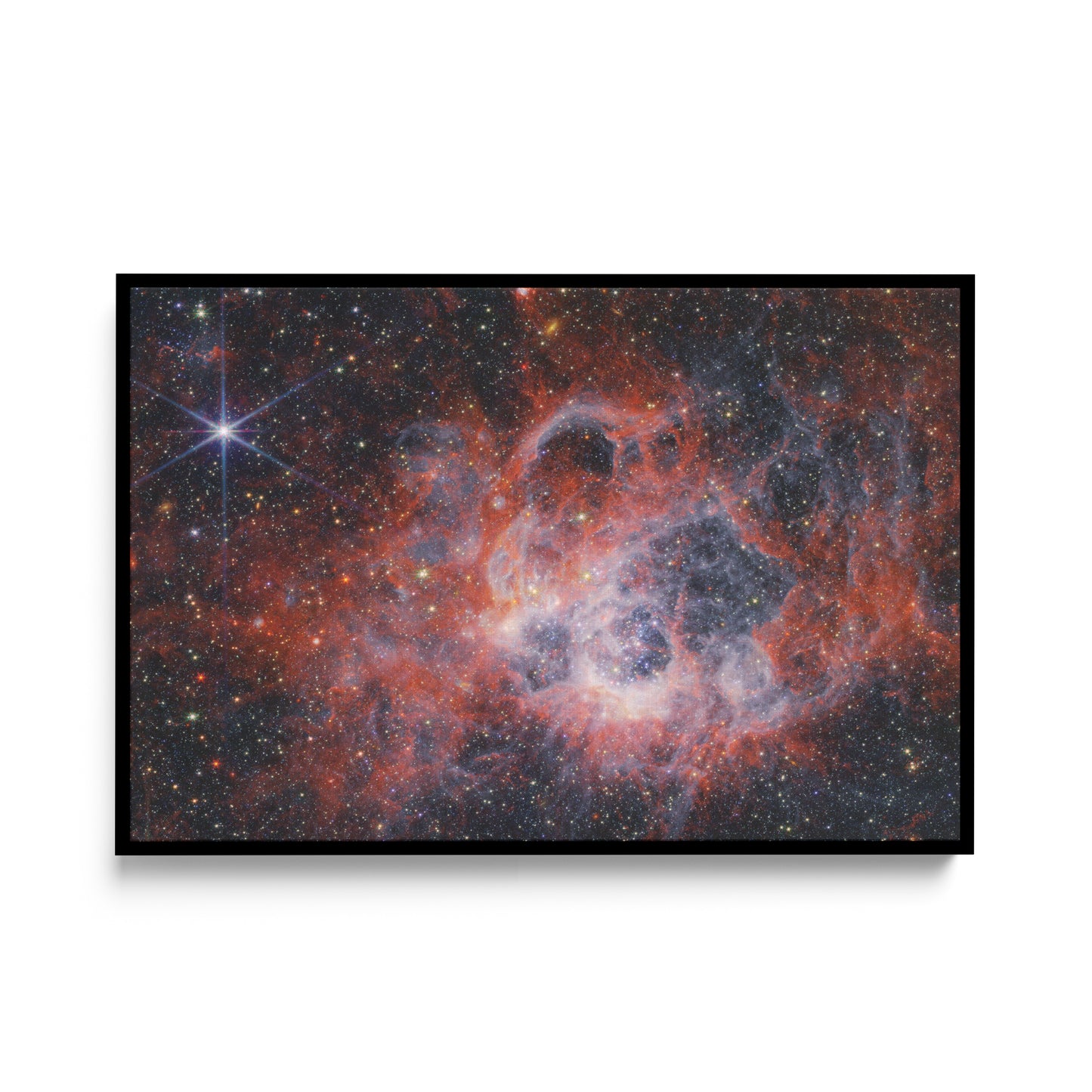 Peering Into the Tendrils of NGC 604