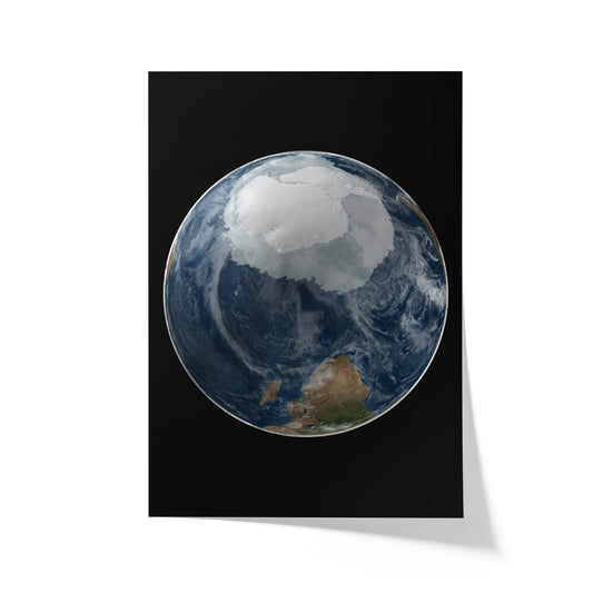 Global View of the Arctic and Antarctic