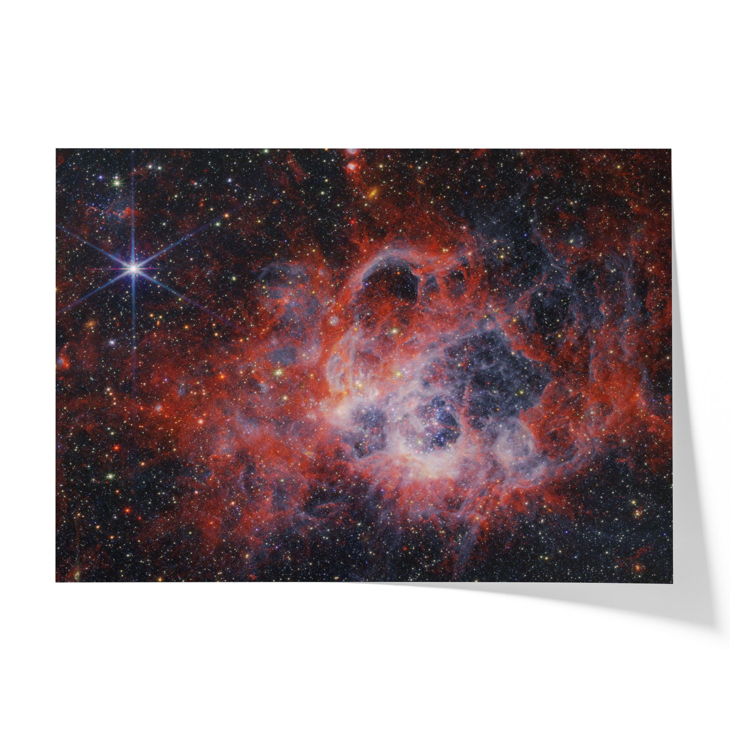 Peering Into the Tendrils of NGC 604